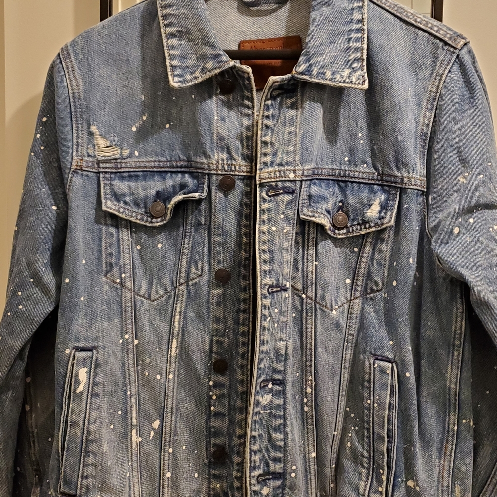 Mens Abercrombie & Fitch Jean Jacket Size Small